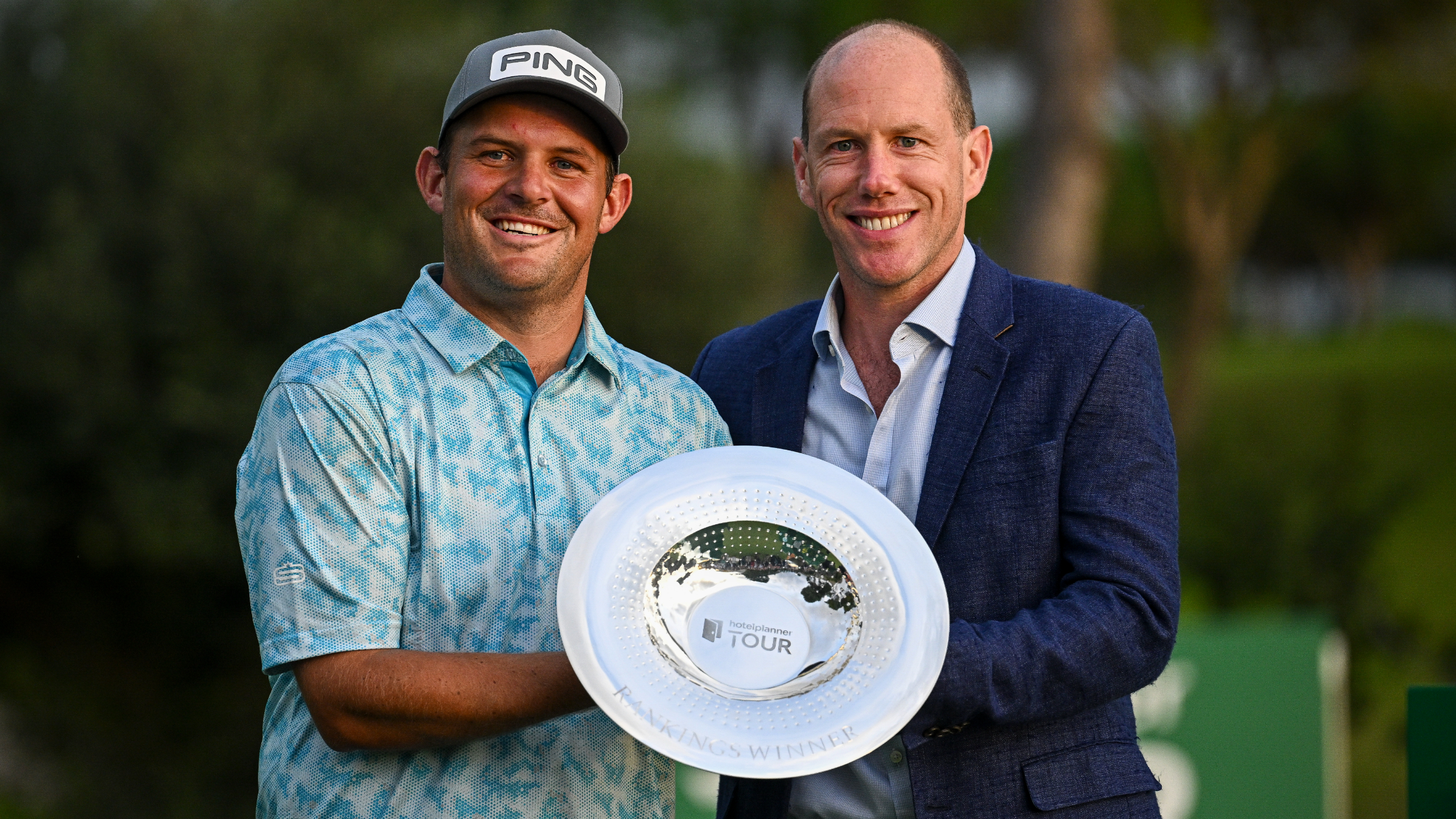 JC Ritchie with the Rolex Grand Final trophy