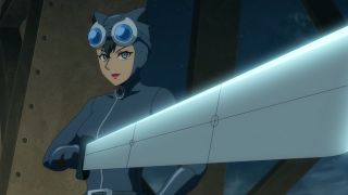 Selina Kyle wielding sword in Catwoman: hunted