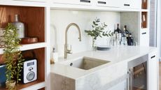 Gemini Worktops marble kitchen splashback