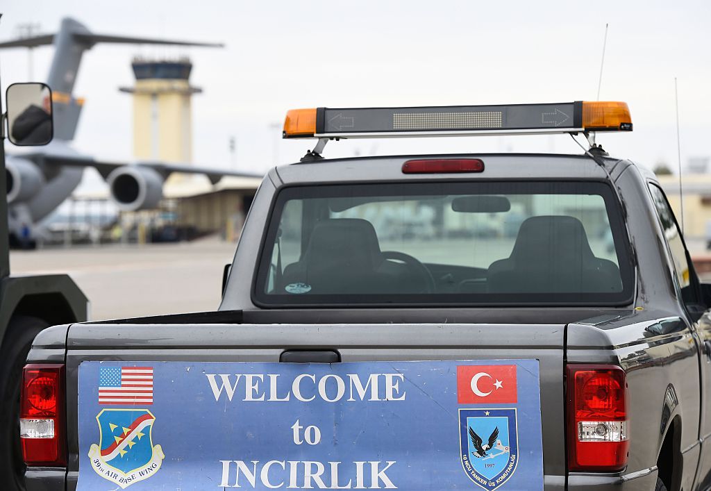 A truck at Incirlik Air Base