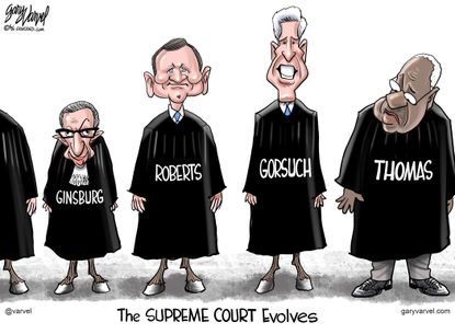 Political Cartoon U.S. Supreme Court Gorsuch democrats LGBTQ