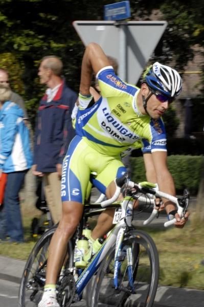 Manuel Quinziato (Liquigas) was prepared for a big day in the saddle.