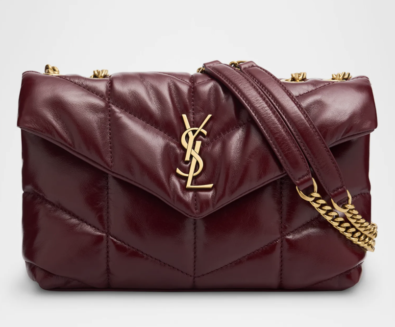 Saint Laurent, Toy Puffer Shoulder Bag in Quilted Leather