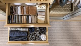 Chest of drawers in a modern bedroom