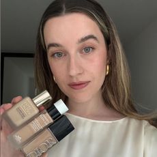 Deputy beauty editor Grace Lindsay testing new gen foundations