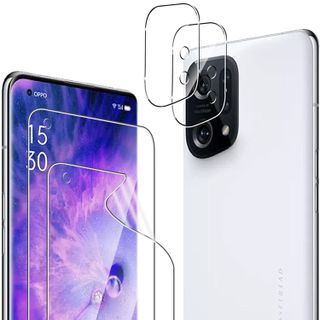 TUTUO Soft TPU Screen Protector Compatible with OPPO Find X5 (2+2 Pack)