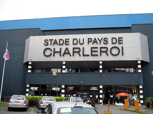 The football stadium in Charleroi.