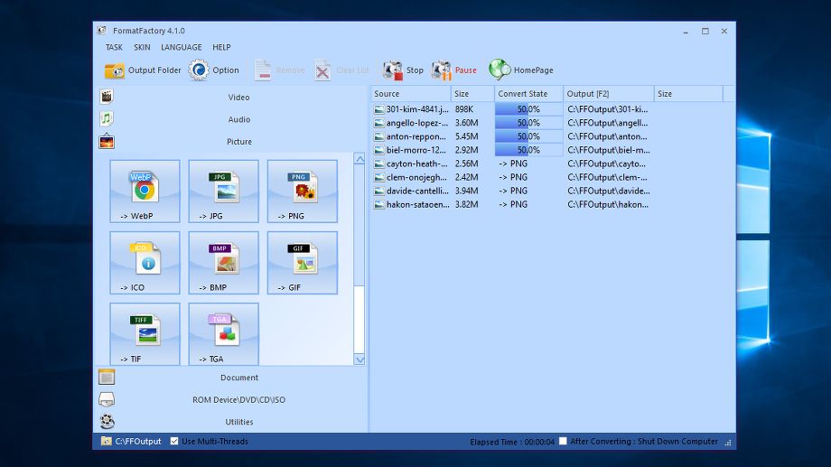 Format Factory 5.16.0 for windows instal free