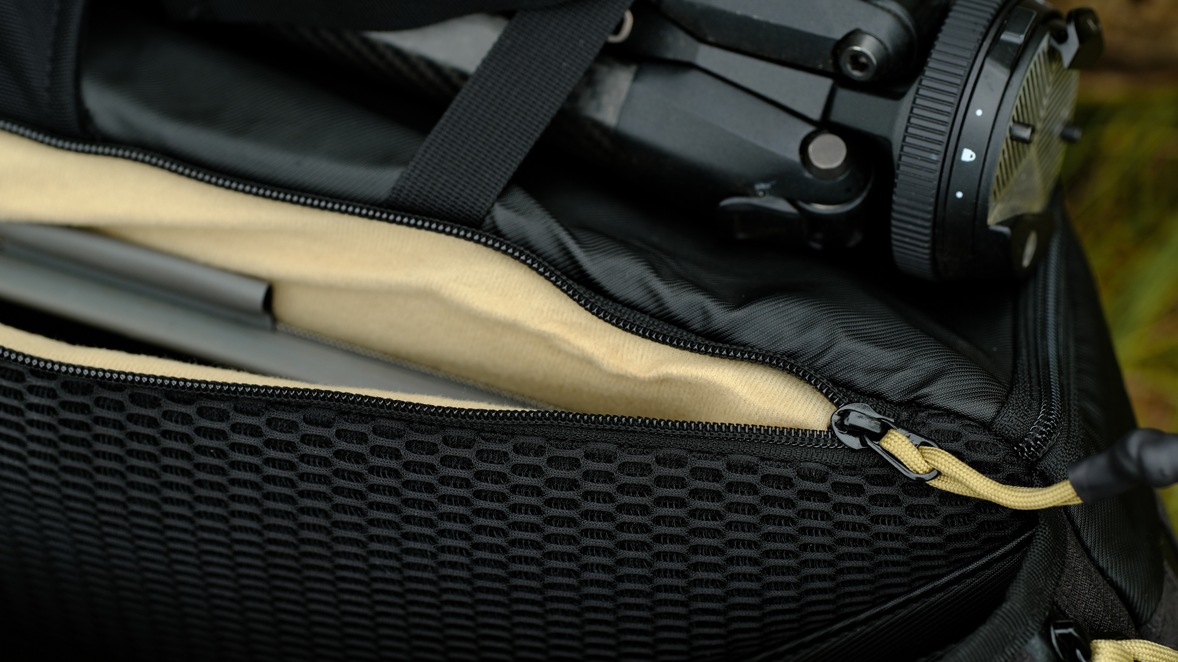 The PolarPro RoadRunner 16L camera backpack photographed outdoors