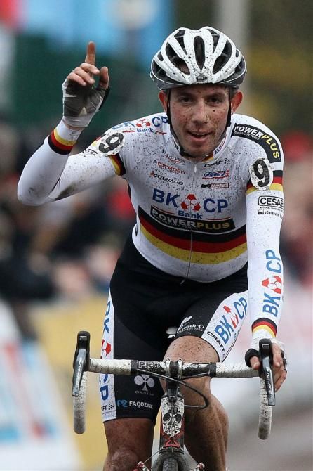 German champion Philipp Walsleben finished 3rd and finished a podium sweep for the BKCP-Powerplus team at Scheldecross
