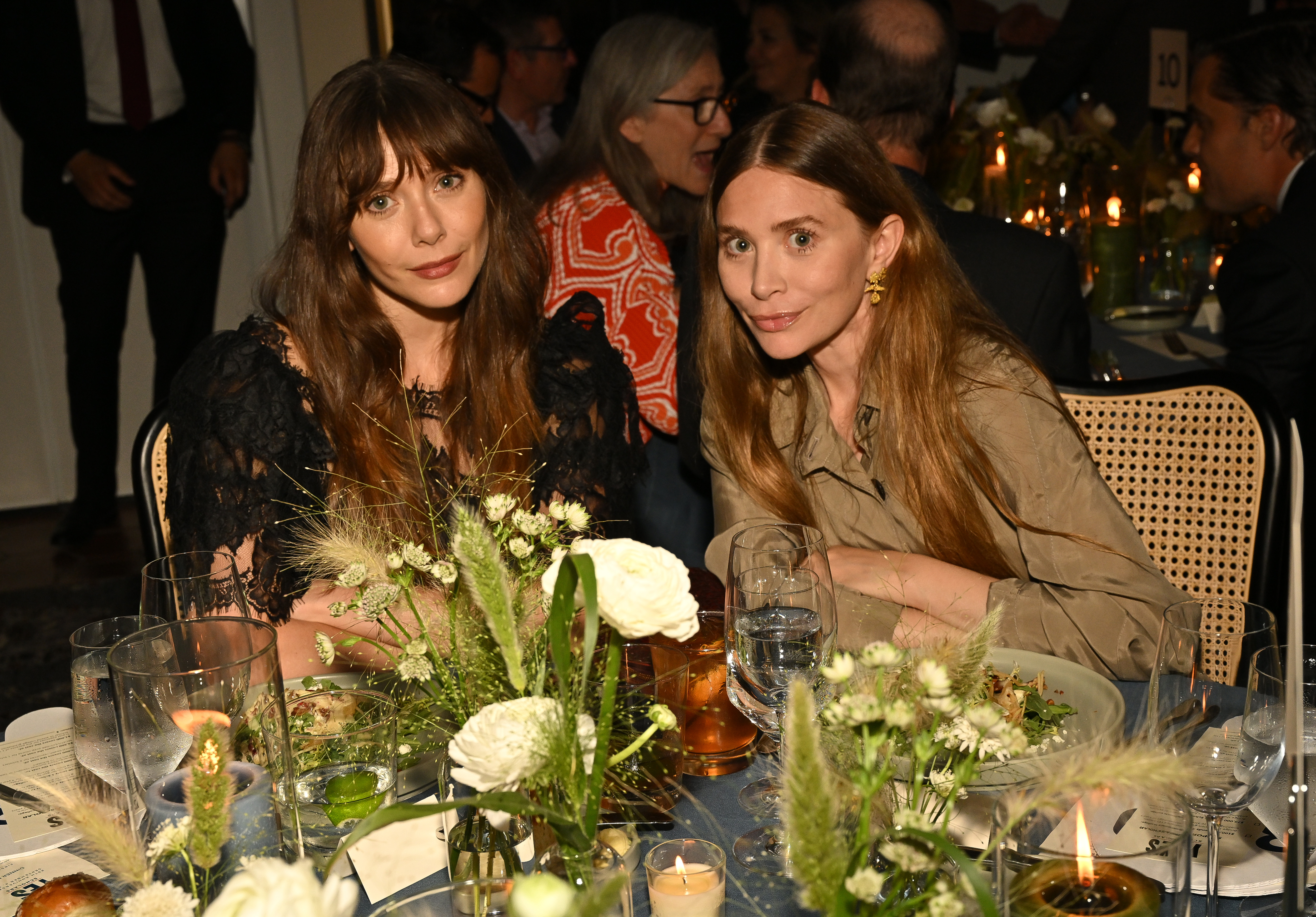 Ashley and Elizabeth Olsen attended the YES Gala together