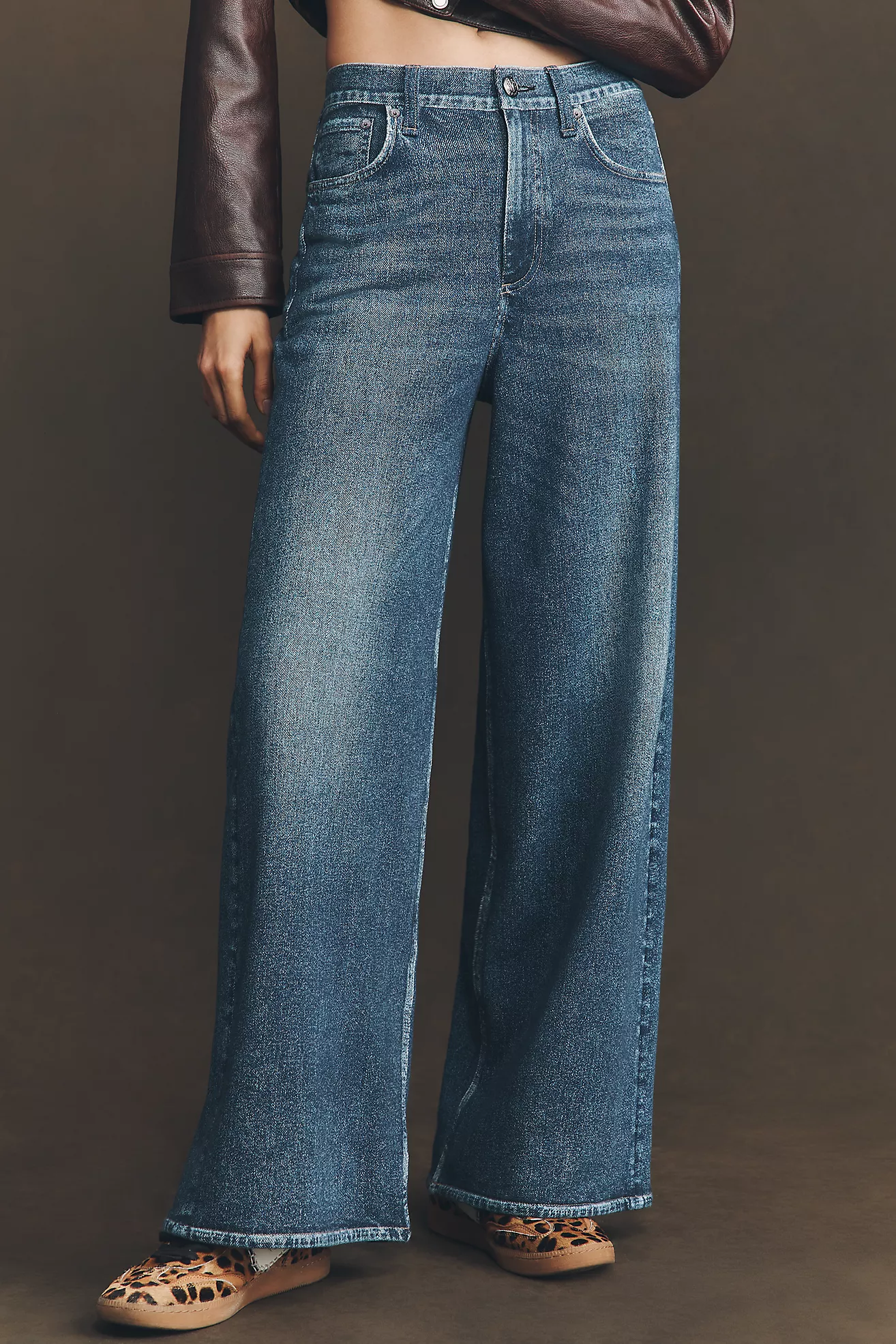 Rag &amp;amp; Bone Miramar Sofie Wide-Leg Ankle Jeans