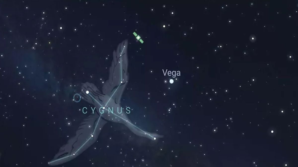 Screenshot from the Star Walk 2 app
