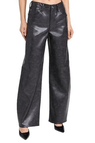 Agolde Recycled Leather Low Curve Pants