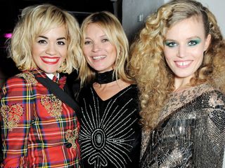 Kate Moss, Georgia May Jagger, Rita Ora at Rimmel's party