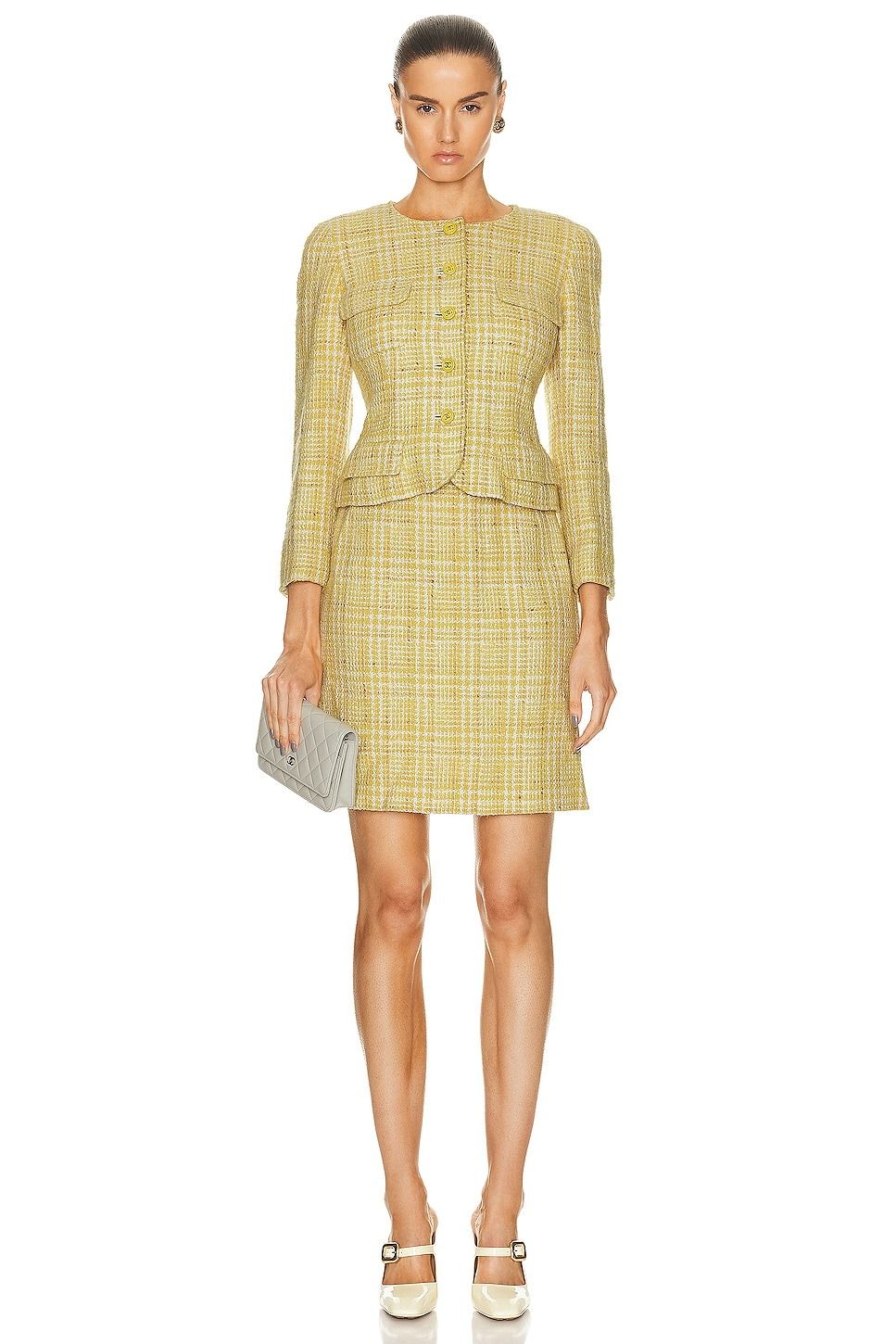 Chanel, 1997 Tweed Jacket & Skirt Set