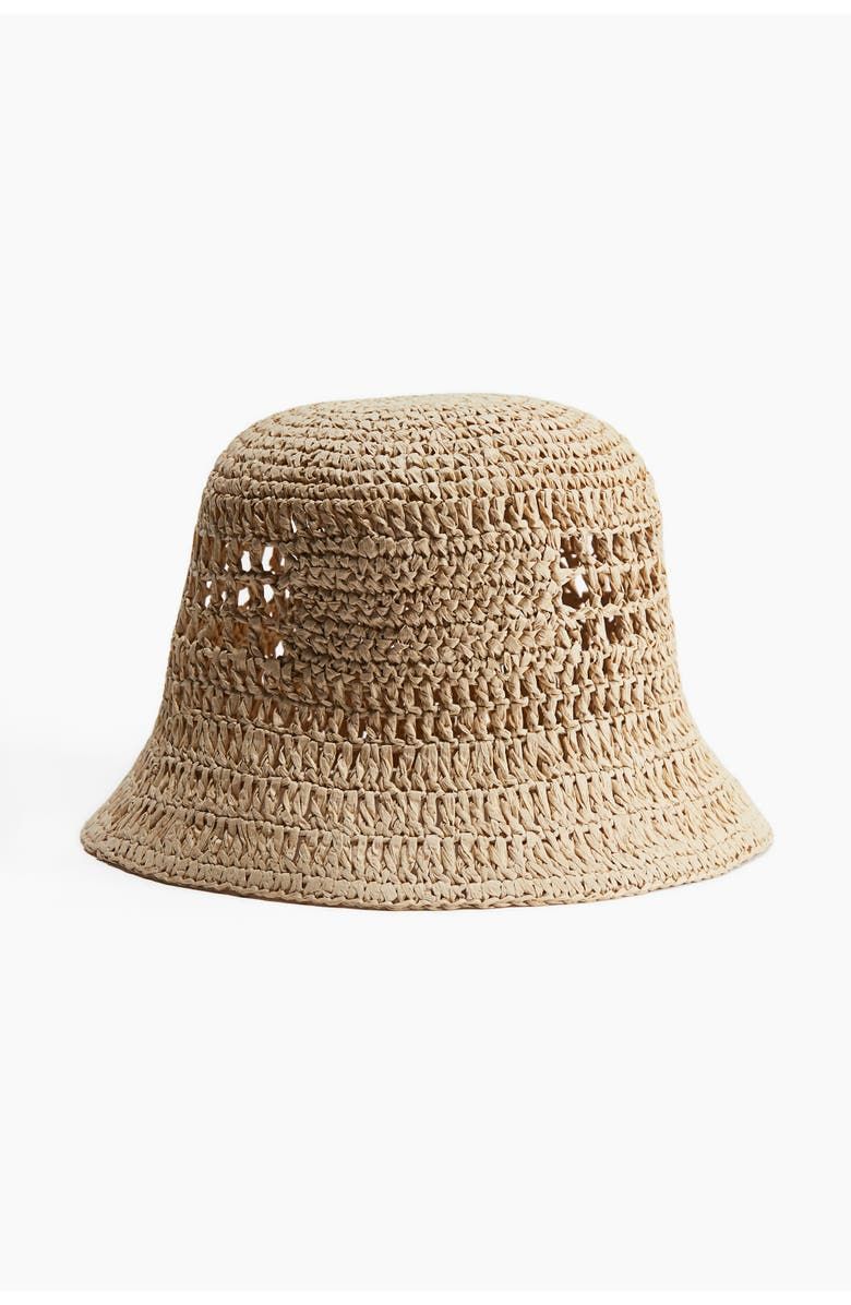 Straw Bucket Hat