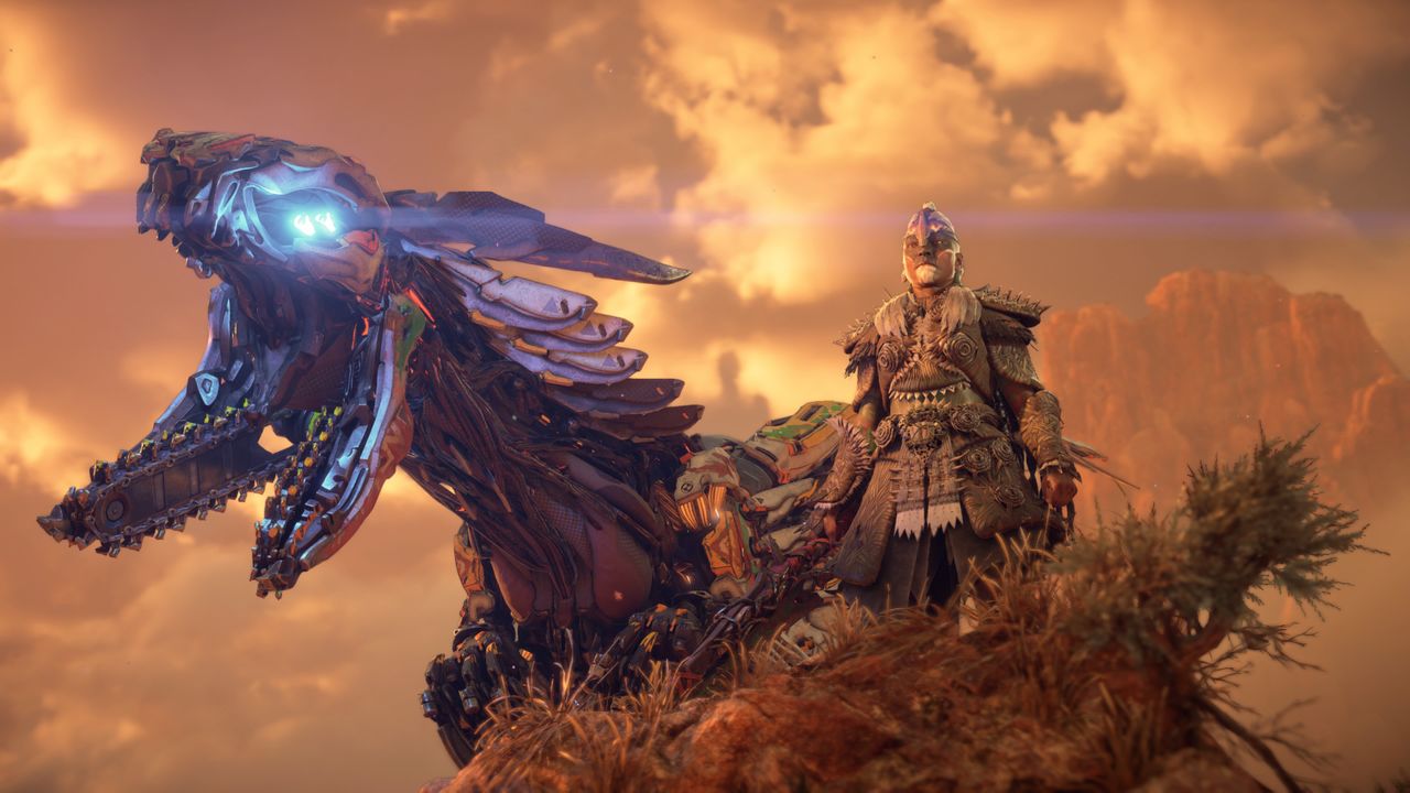 Regatta and a machine in Horizon Forbidden West