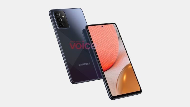 Samsung Galaxy A72 Leaked Renders