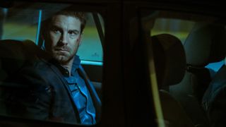 Kevin Janssens as Noah in a car in Rough Diamonds