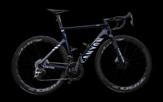 A Movistar Canyon Aeroad bike