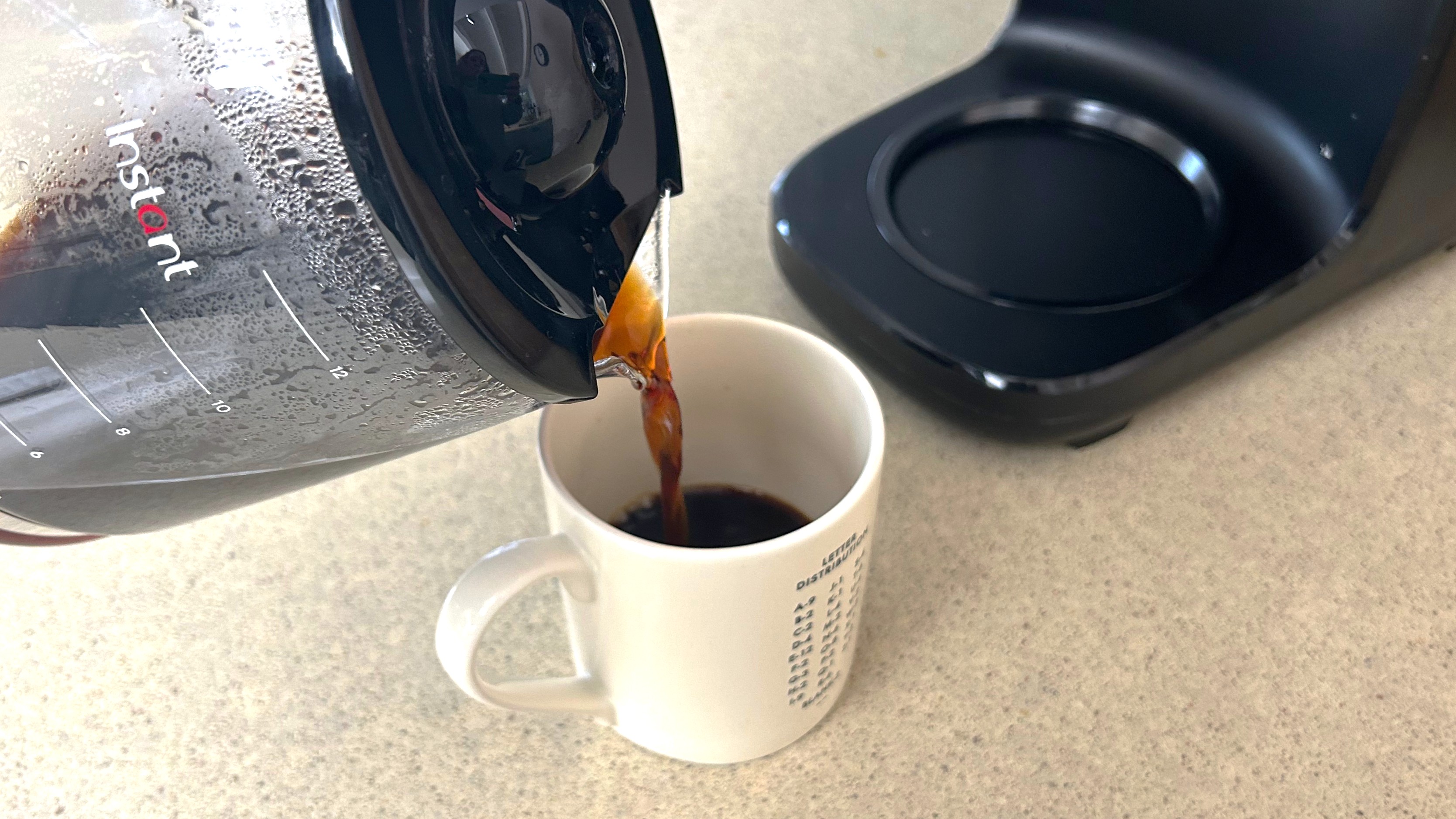 Instant Infusion Brew coffee maker on kitchen counter