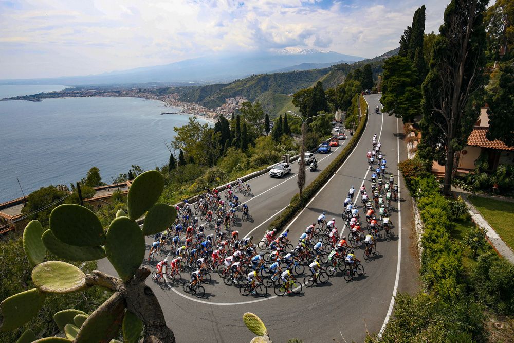 A great view across the Straight of Messina
