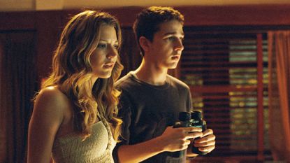 Sarah Roemer and Shia LaBeouf in Disturbia