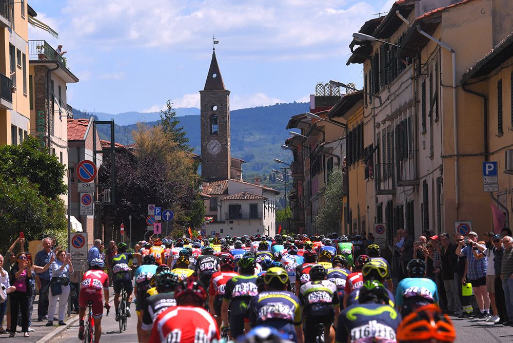 The Giro d'Italia headed into the hills on stage 11