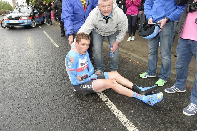 Dan Martin stunned after crashing in the TTT