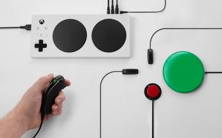 Xbox adaptive controller. Courtesy of Microsoft - Xbox