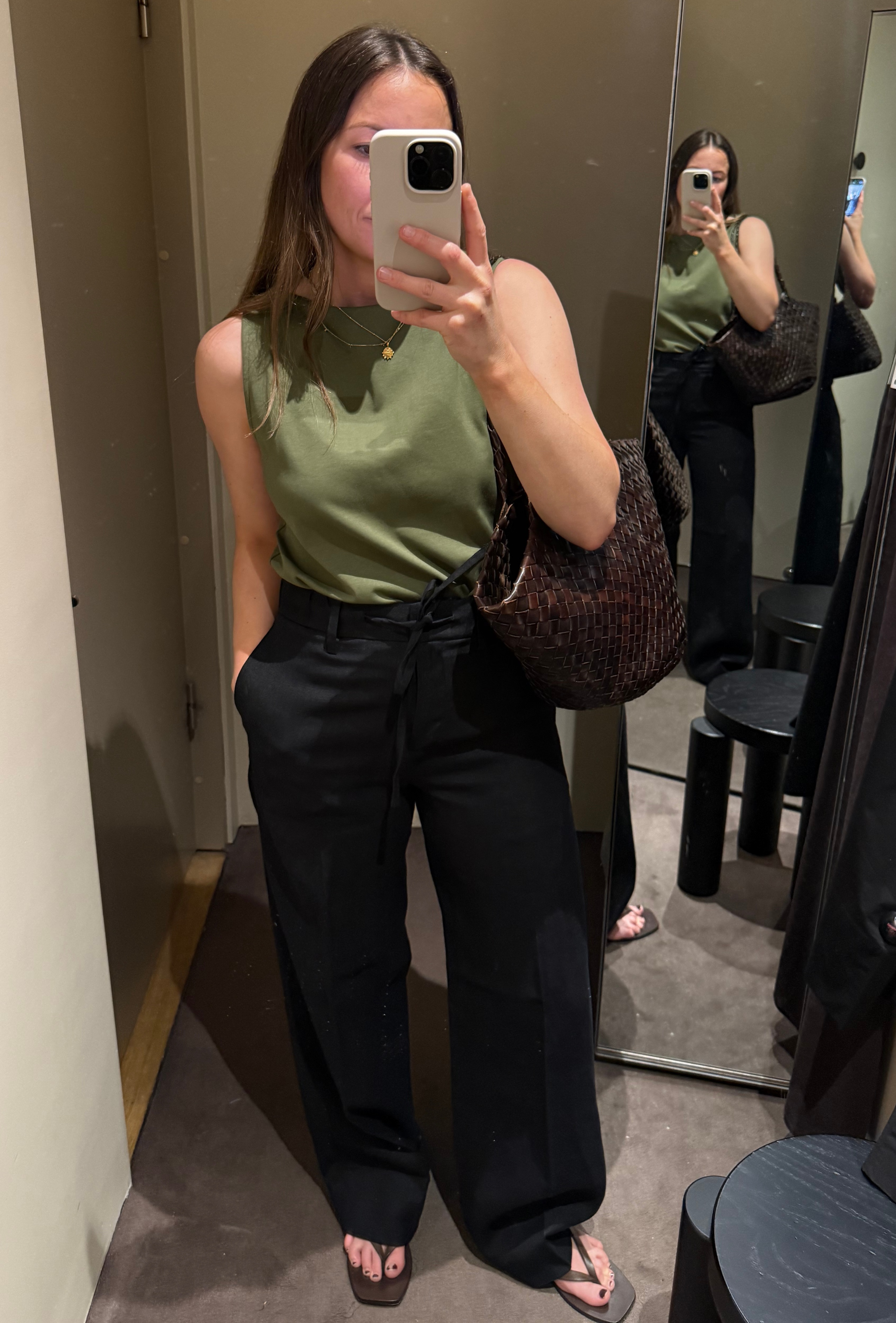 COS linen trousers