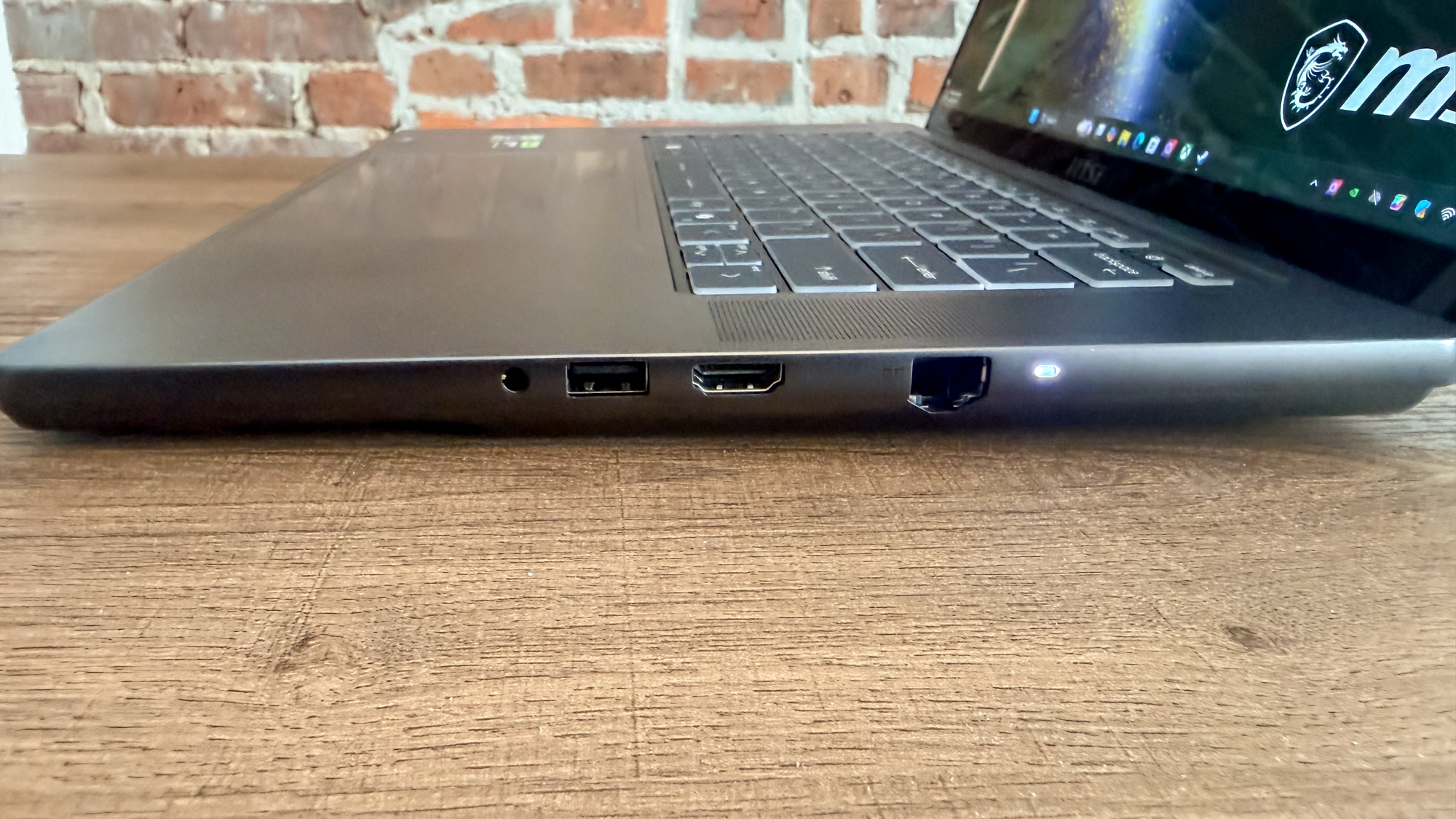 The right ports on the MSI Stealth 16 AI+ (2026)