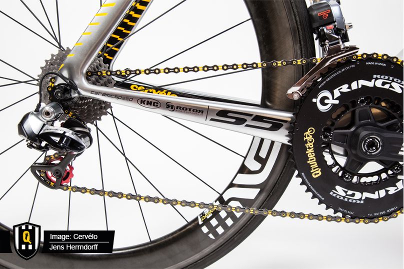 Even the chain has some yellow