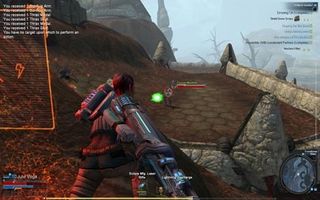 A Tabula Rasa screenshot shows the MMORPG in action.