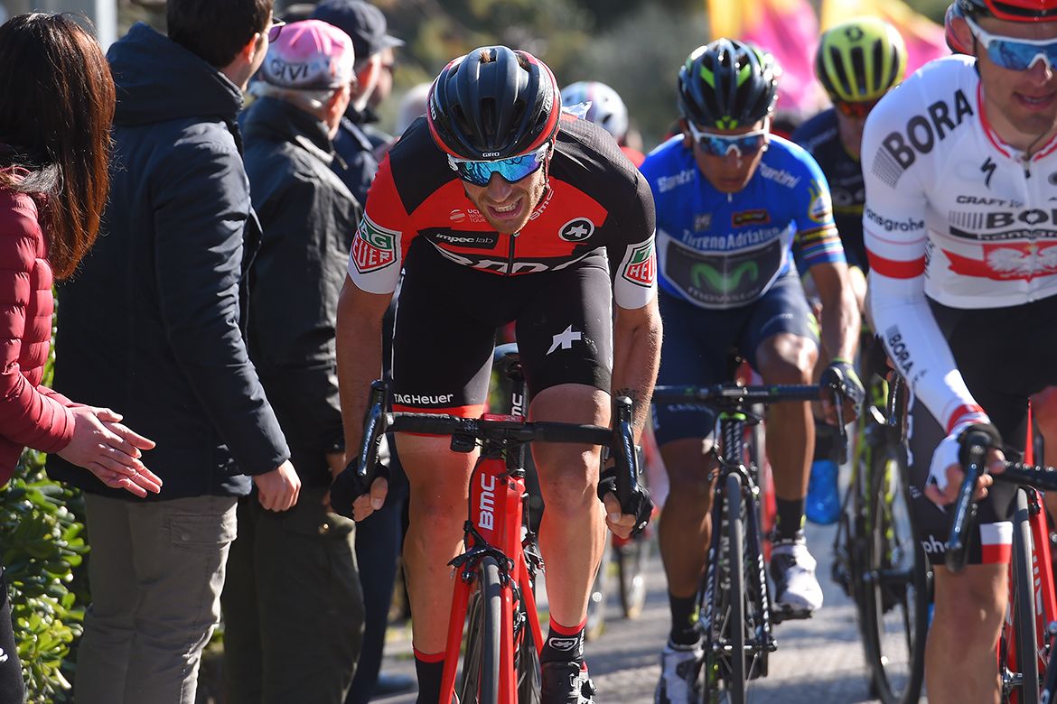 Damiano Caruso on the fifth stage of Tirreno-Adriatico