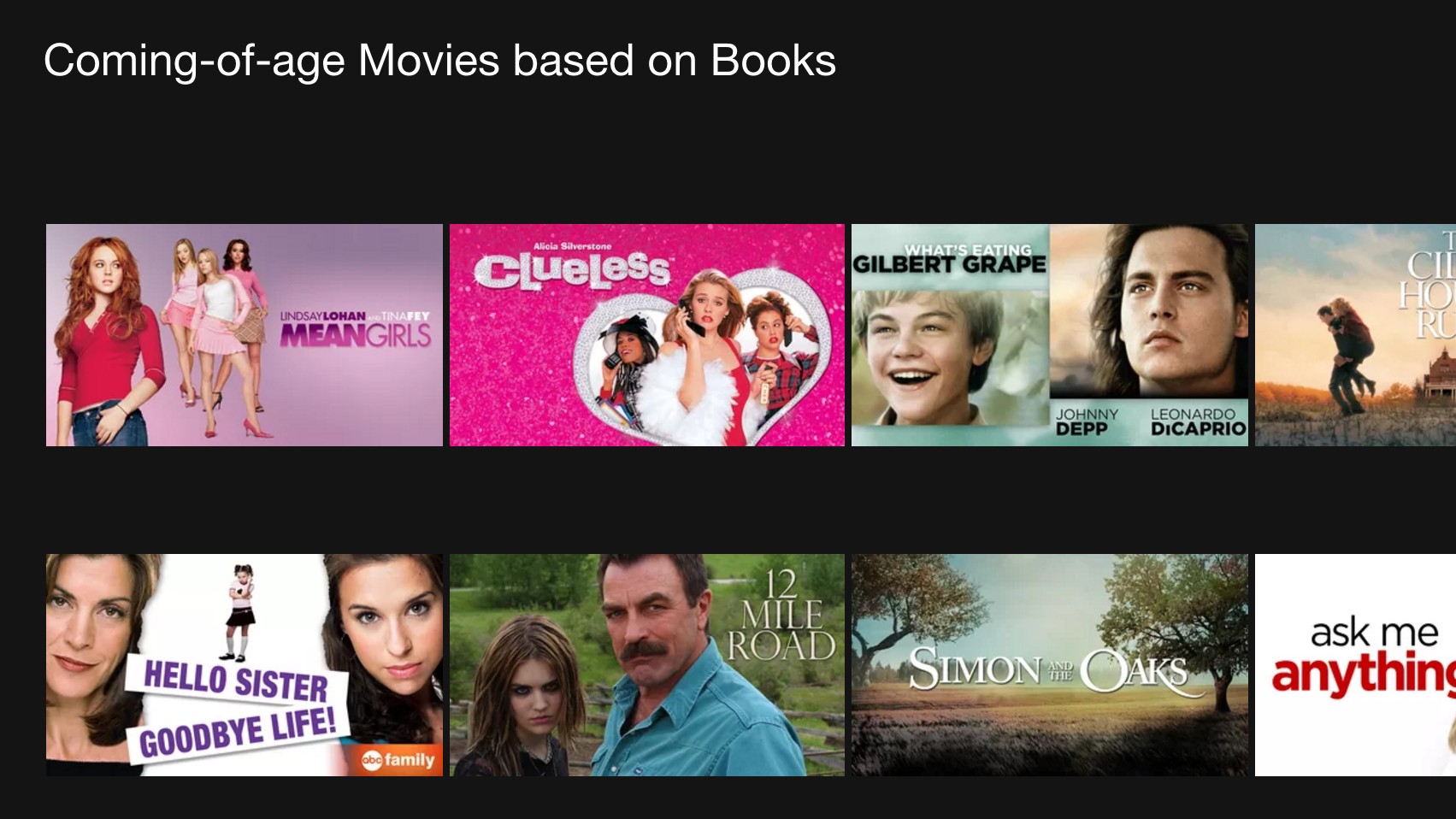 netflix suggestions
