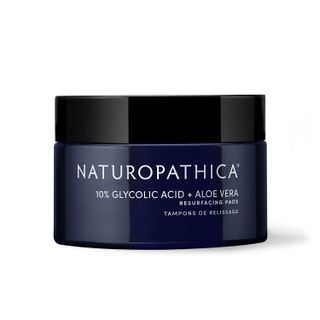 Naturopathica 10
Glycolic acid + Aloe Vera Resurfacing Pads