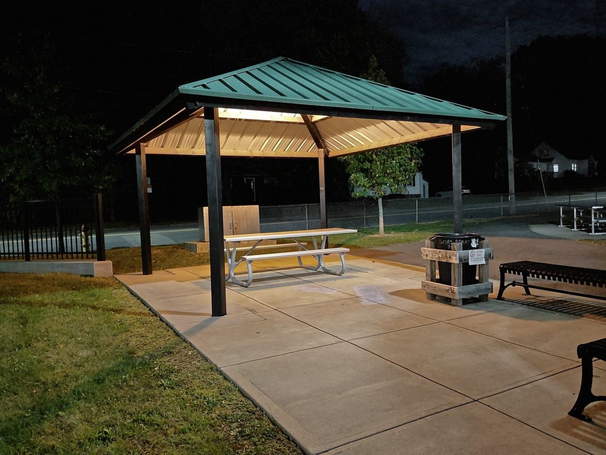Surface Duo 2camera Sample Night Bench