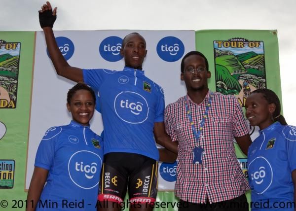 Adrien Niyonshuti (Team MTN Qhubeka) leads the mountains classification