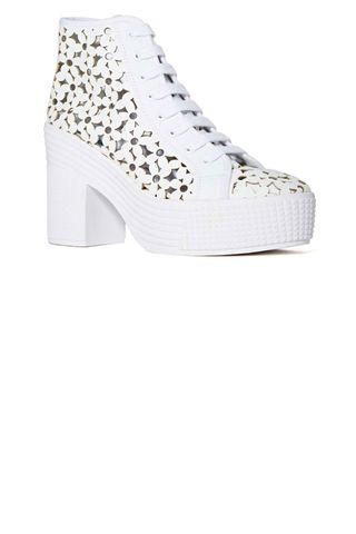 Jeffrey Campbell White Daisies As If Platform Boots, £72.50