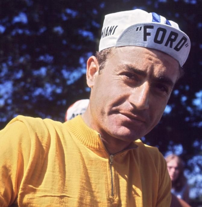 Portrait taken in 1968 of Frenchman Lucien Aimar, winner of the 1966 Tour de France.