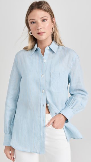 Maxine Stripe Linen Shirt