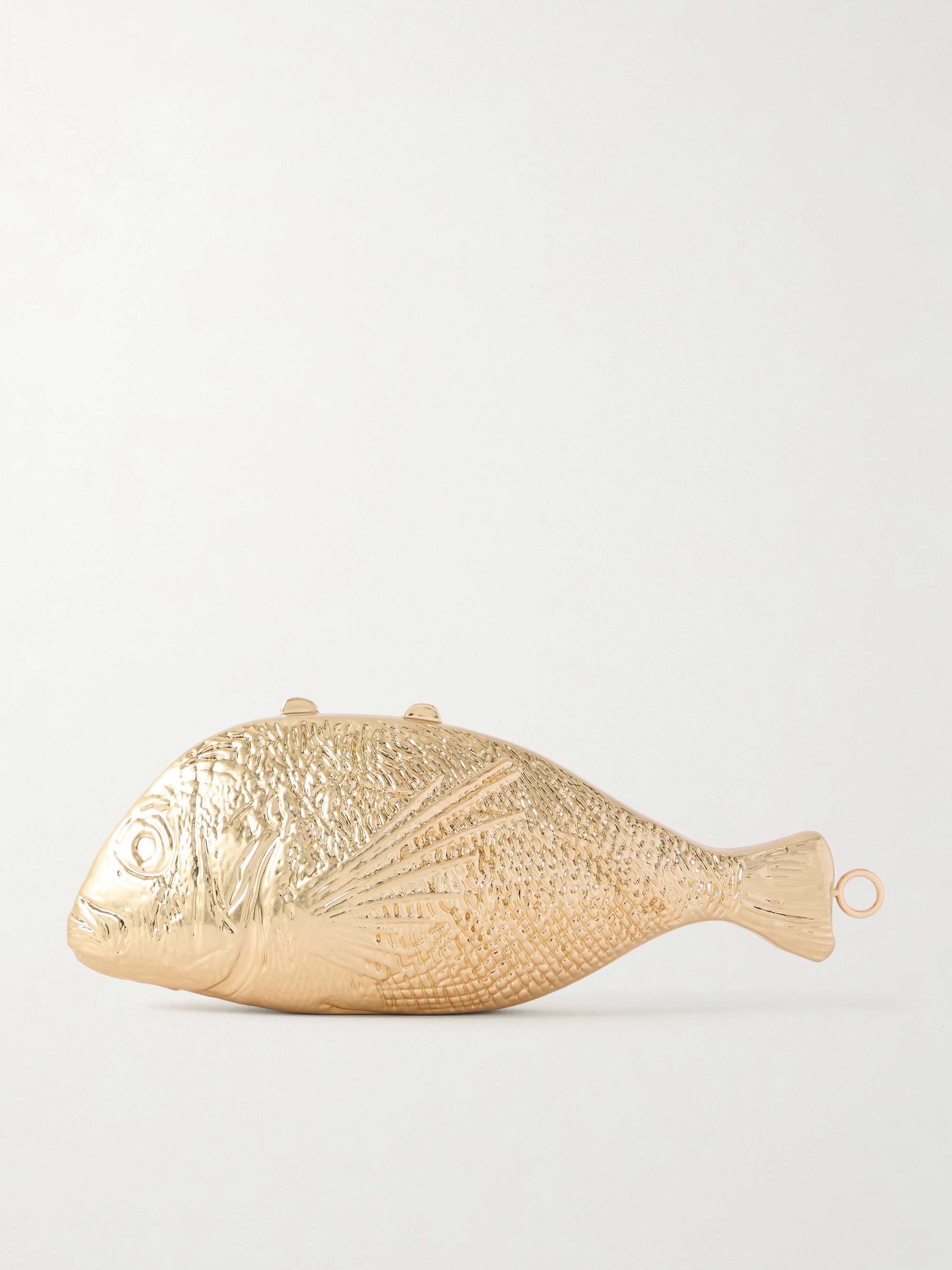 Splash Gold-Tone Clutch
