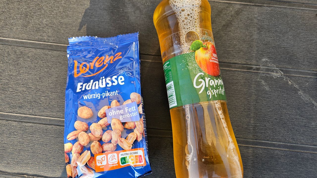 Food from a vending machine in Czechia