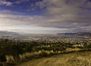 view of Mexico's Valley of Oxaca