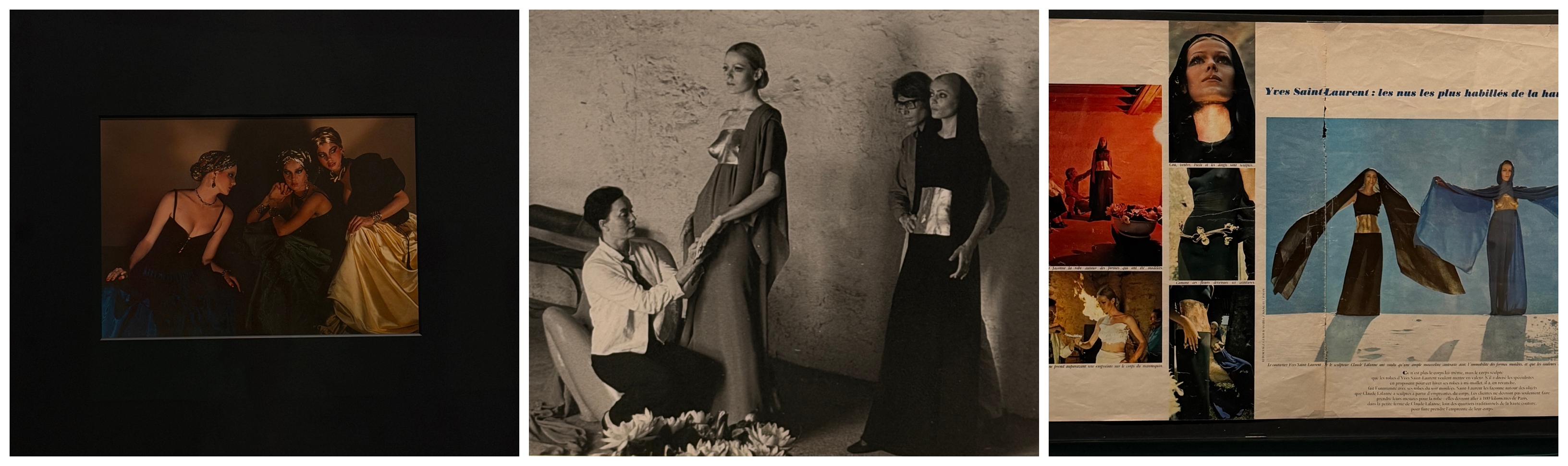 collage of photos from the International Center of Photography.