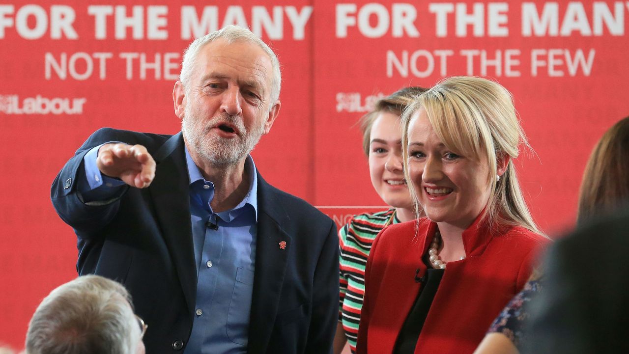 Jeremy Corbyn and Rebecca Long-Bailey