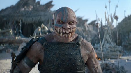 Baraka showing his teeth in Mortal Kombat II 