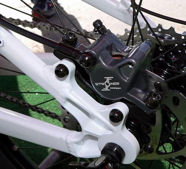 A new caliper design is more compact